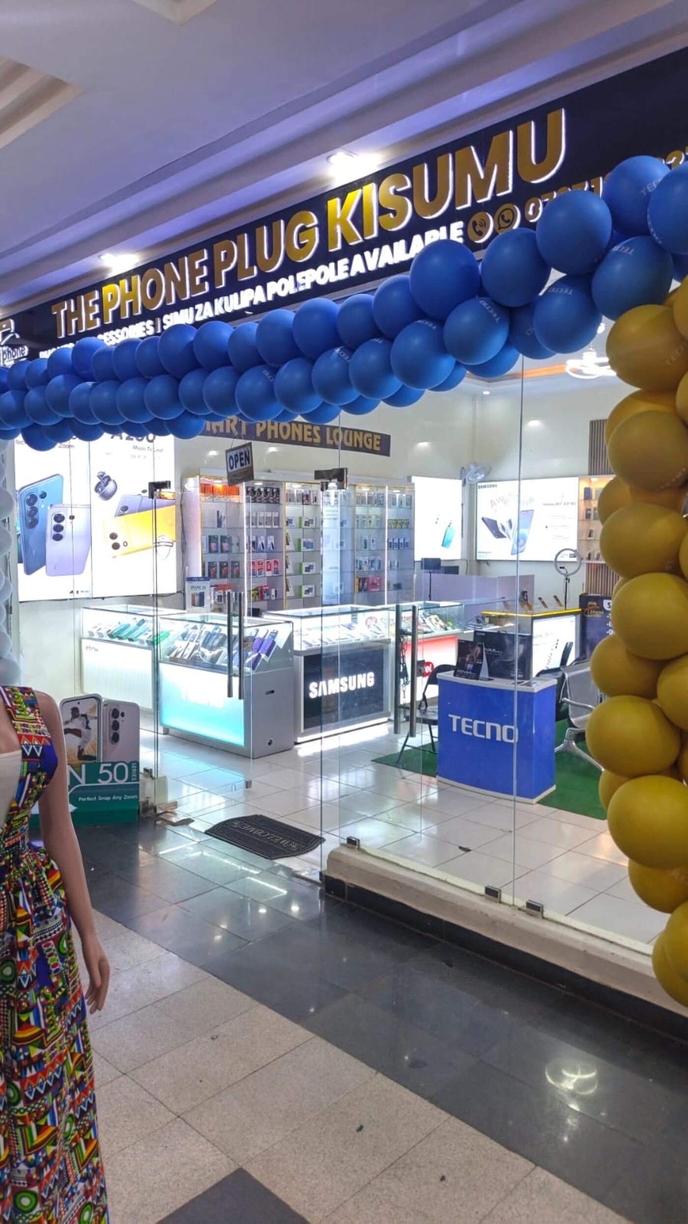 The Phone Plug Kisumu storefront in Kisumu Mega City